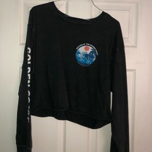 Brandy cropped long sleeve